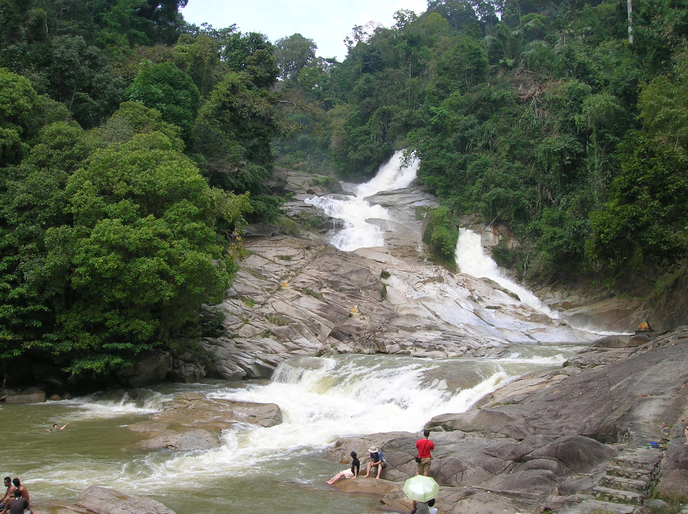 Chamang Waterfall in Bentong, Pahang